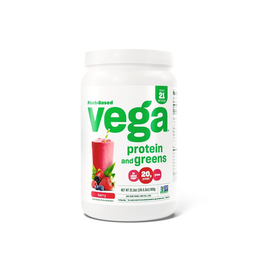 Vega Protein and Greens Vegan Protein Powder (Berry Flavour)