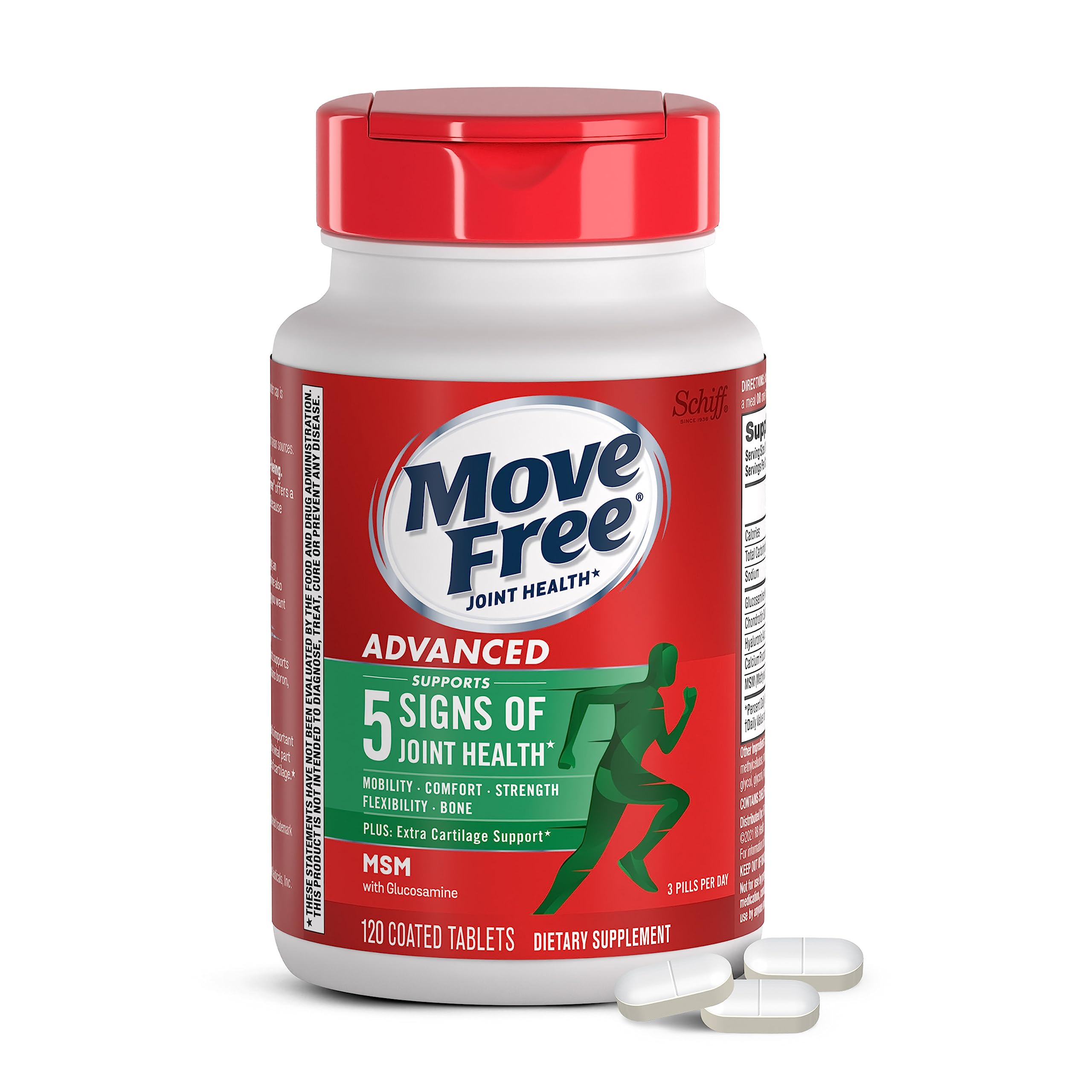 Move Free Joint Health Advanced Plus MSM with Glucosamine+Chondroitin