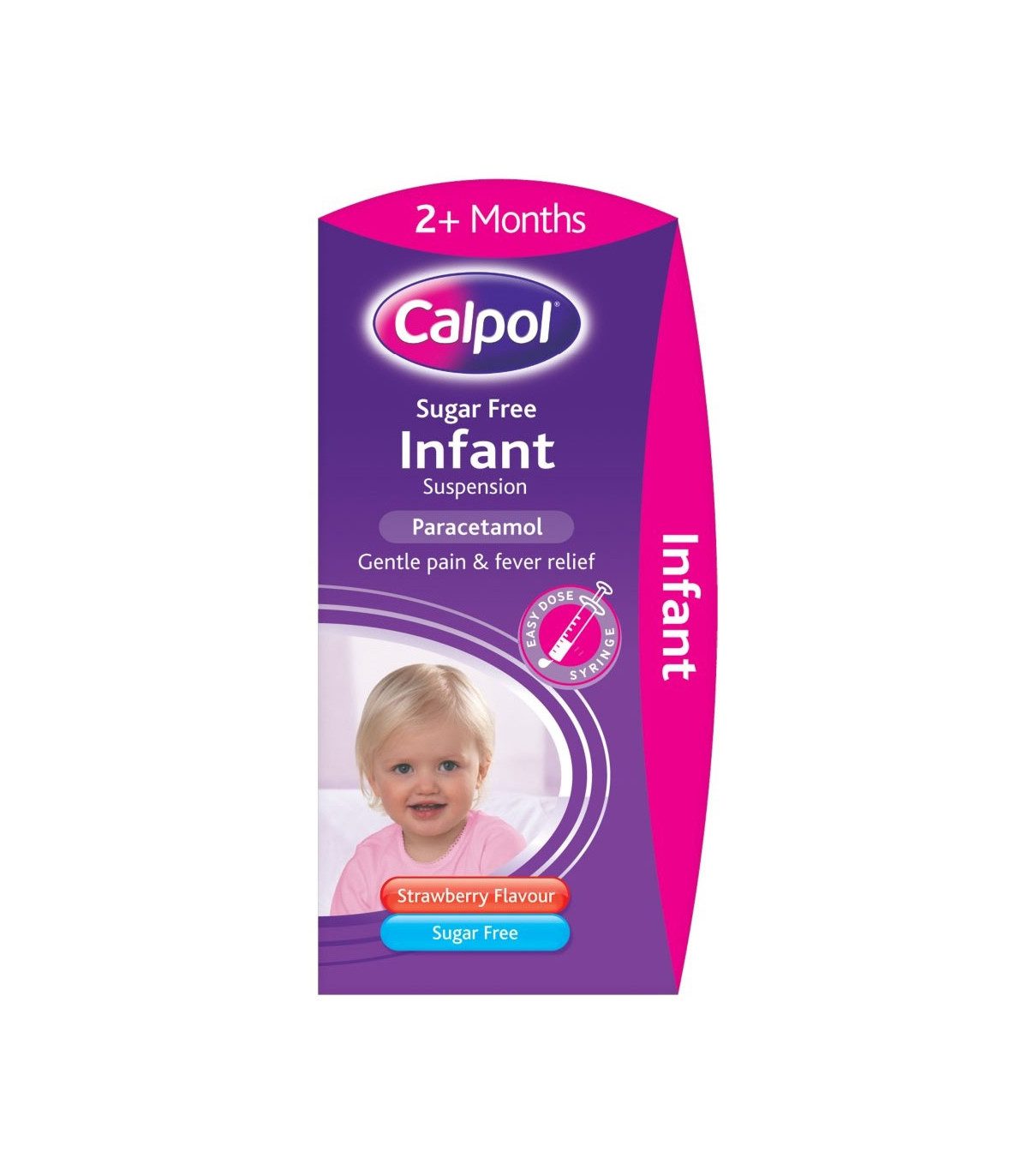 Calpol Sugar Free Infant Suspension (Strawberry Flavour)