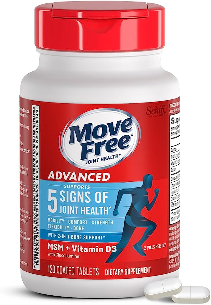 Move Free Joint Heath Advanced MSM + Vitamin D with Glucosamine