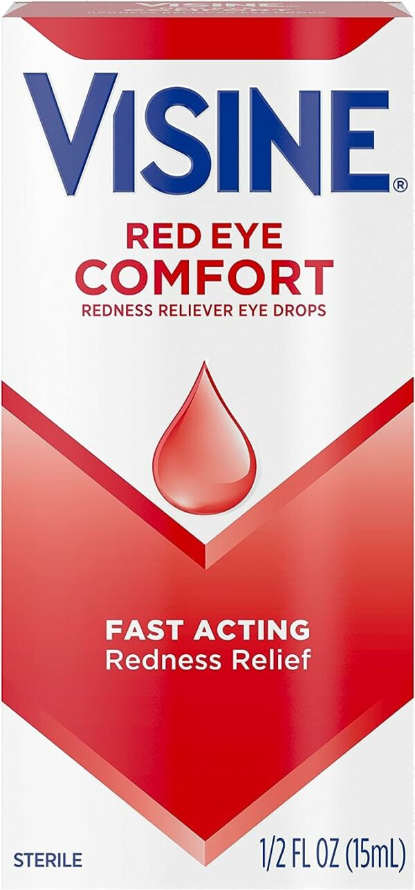 Visine Red Eye Comfort Redness Relief Eye Drop