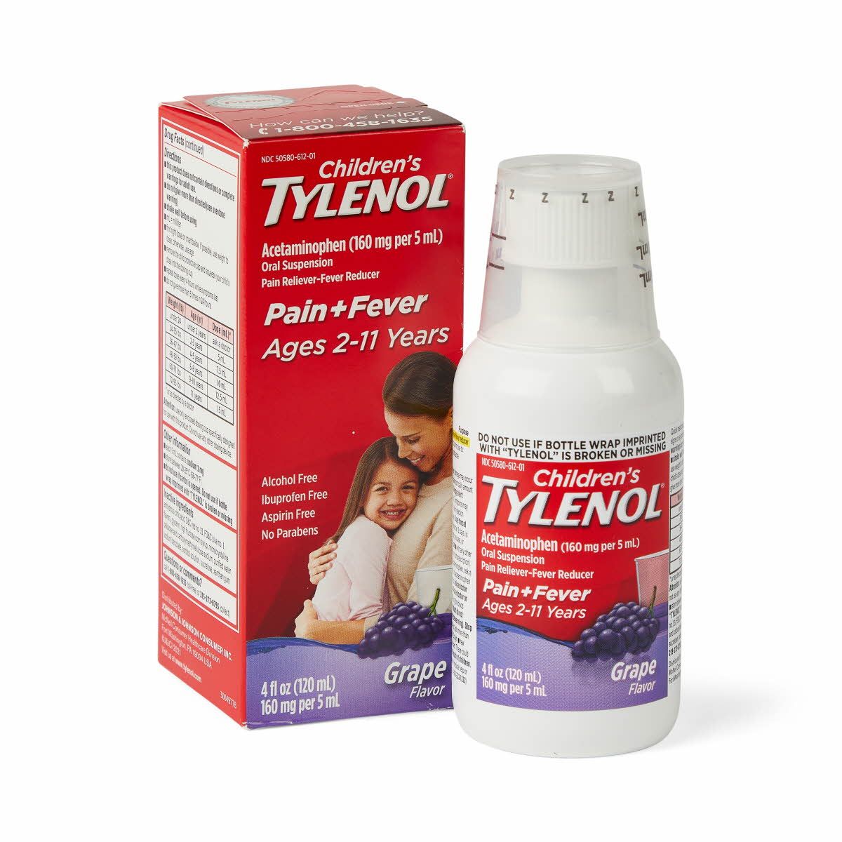 Tylenol (Acetaminophen) Children’s 160mg/5ml