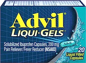 Advil Liqui-gel Pain Reliever and Fever Reducer *20capsules