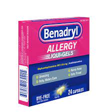 Benadryl Allergy Liquigels 25mg