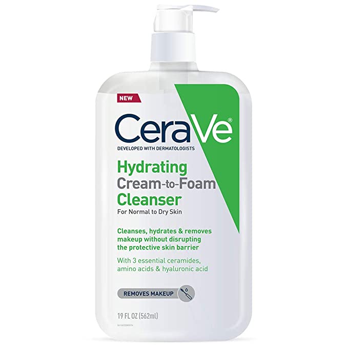 Cerave Hydrating Cream To Foam Cleanser 562ml