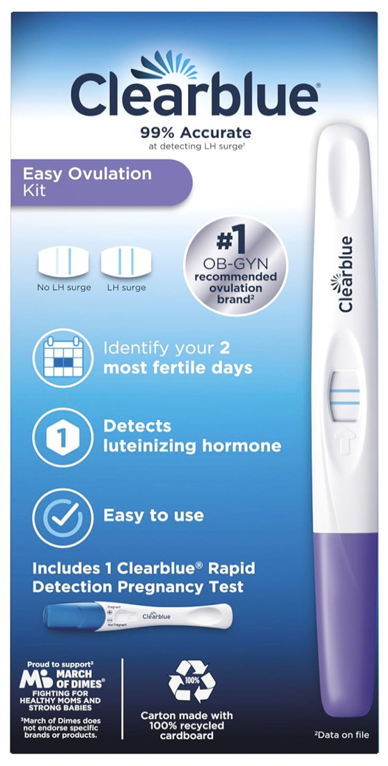 Clearblue Ovulation Complete Starter Kit, 10 Ovulation Tests and 1 Pregnancy Test - Image 6