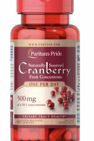 Puritan's Pride Cranberry 500mg Capsules