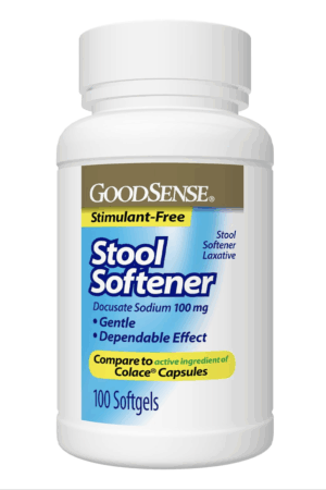 Goodsense Docusate Sodium 100mg Stool Softener Softgels