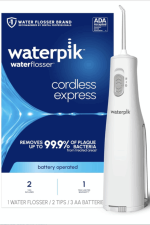 Waterpik Cordless Express Portable Water Flosser (White)