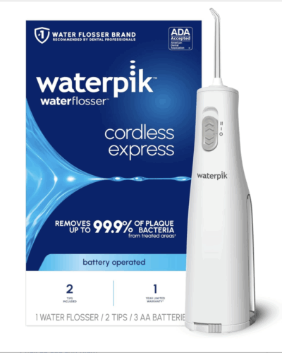 Waterpik Cordless Express Portable Water Flosser (White)